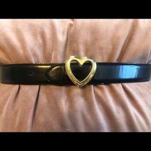Vintage Moschino Heart Belt